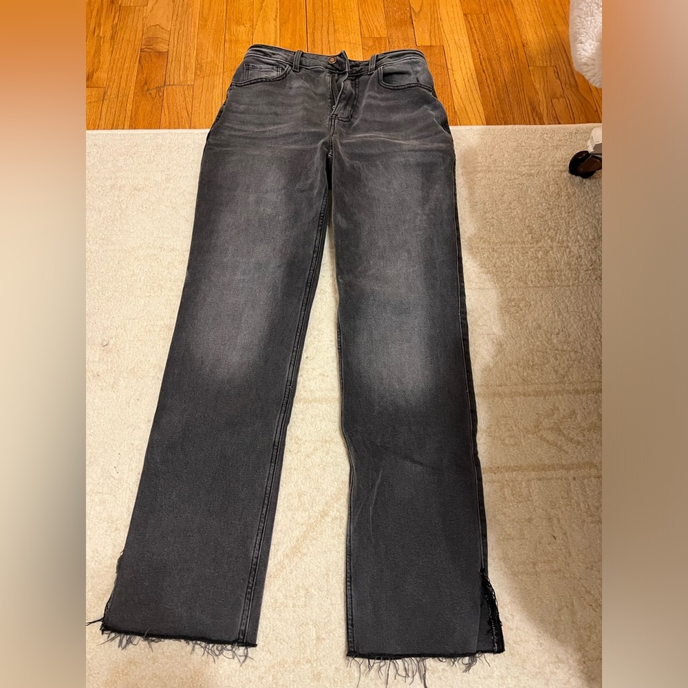 Hollister Ultra High-Rise 90s Vintage Straight Jeans, Black